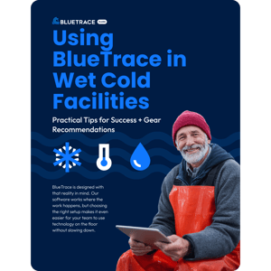 Using BlueTrace in Wet Cold Facilities - Cover - Tile